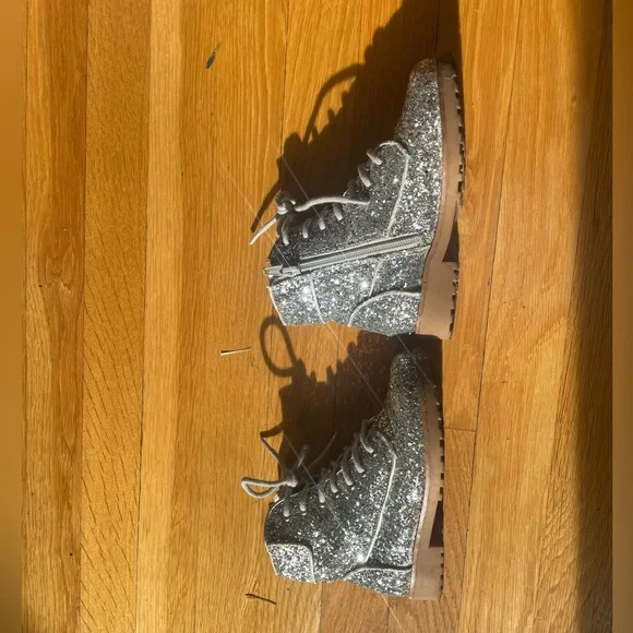 GB girls size 11 silver sparkle boots - Picture 5 of 6